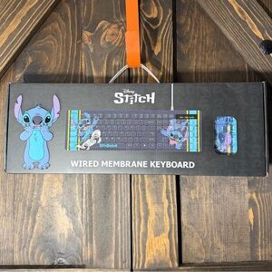 Disney Stitch Wired Keyboard | Full Size USB | PC Mac Console